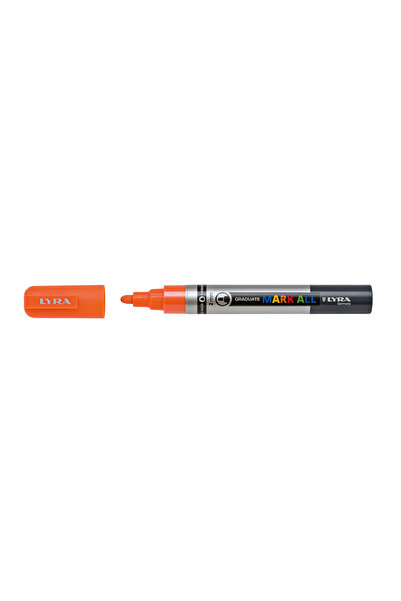 LYRA Μαρκαδόροι GRADUATE MARK ALL MARKERS 2mm Νέον Πορτοκαλί