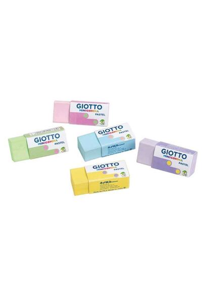Giotto Μίνι Γόμα Παστέλ 5 Χρώματα