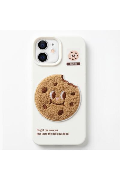 Microsonic Case Compatible with Apple iPhone 11 Stitched Puppy Plush White Co...