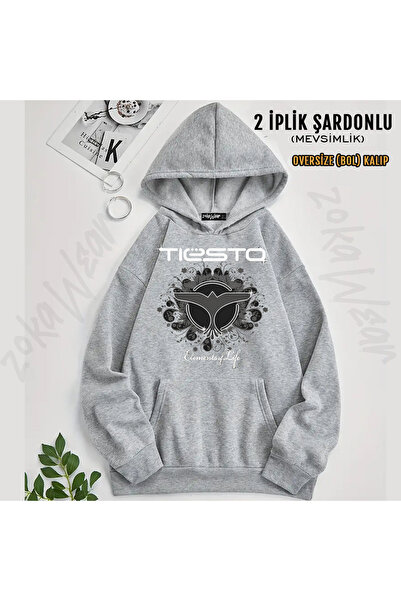 ZOKAWEAR Dj Tiesto - Elements of Life Printed Hooded Sweatshirt