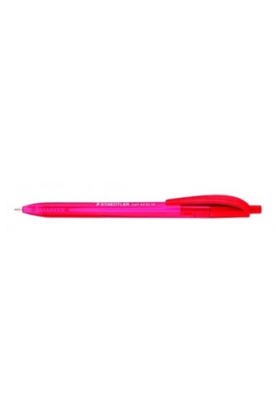 Staedtler Στυλό διαρκείας με κουμπί κόκκινο M