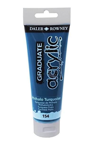 Daler Rowney Graduate Ακρυλικά Χρώματα Φθαλοτιρκουάζ 120ml