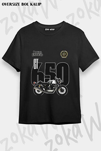 ZOKAWEAR Royal Enfield Gt 650 Printed T-Shirt