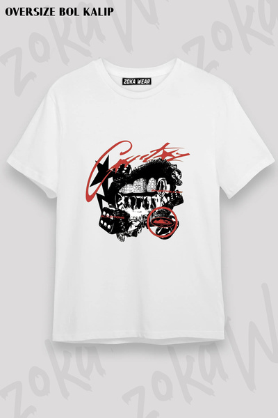 ZOKAWEAR Corteiz Lip Print T-Shirt