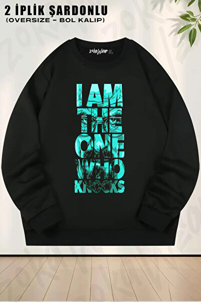 ZOKAWEAR Breaking Bad Heisenberg Printed Crew Neck Sweatshirt