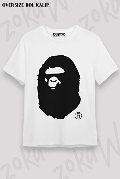 ZOKAWEAR Bathing Bape Tshirt Printed T-Shirt