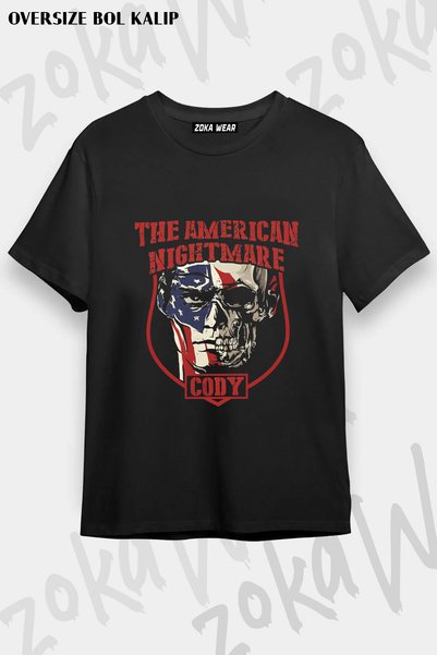ZOKAWEAR Cody Rhodes Noćna mora porodice WWE Američka teretana za rvanje Maji...