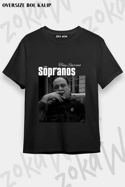 ZOKAWEAR تي شيرت مطبوع عليه The Sopranos Tony Soprano