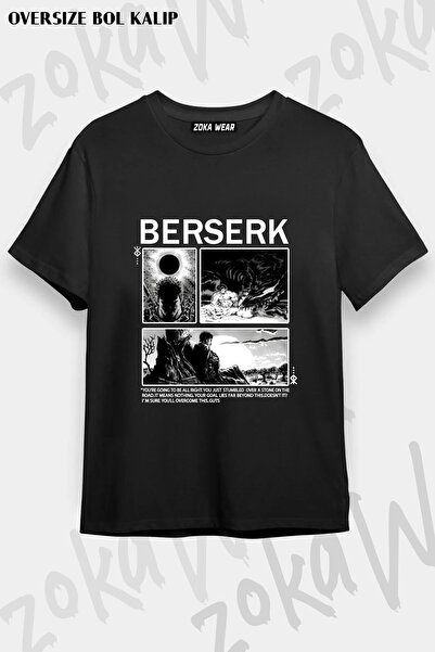 ZOKAWEAR Anime Berserk Guts Printed T-Shirt