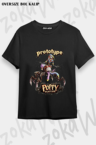 ZOKAWEAR Poppy Playtime Prototype Printed T-Shirt