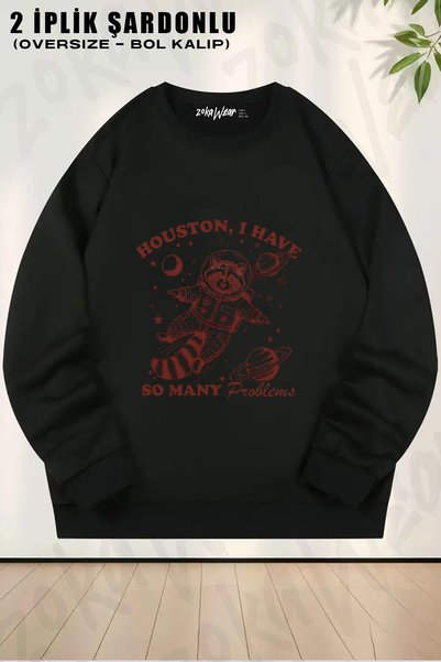 ZOKAWEAR Houston That's How Much Trouble There Is t Shirt Men Women Funny Vin...
