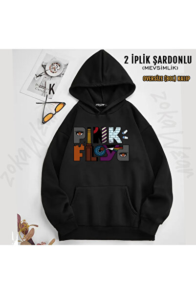 ZOKAWEAR Pink Floyd V15 Printed Hooded Sweatshirt