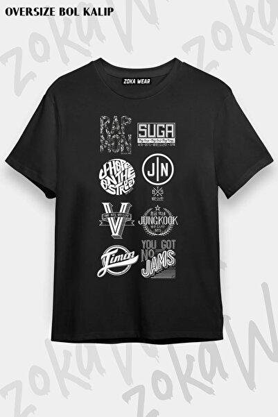 ZOKAWEAR Bts - Signature Logo Printed T-Shirt