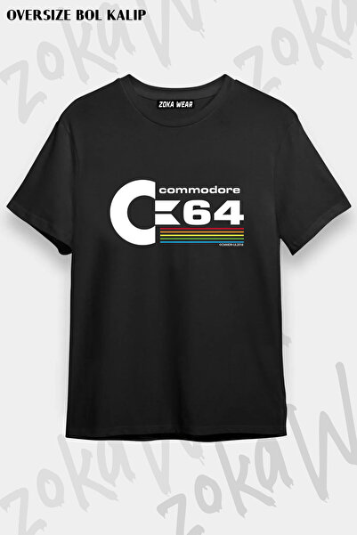 ZOKAWEAR Commodore 64 Temali V2 Printed T-Shirt