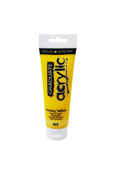 Generic Brand GRADUATE ΑΚΡΥΛΙΚΟ ΧΡΩΜΑ 120ml ΠΡΩΤΟΒΑΘΜΙΑ ΚΙΤΡΙΝΟ