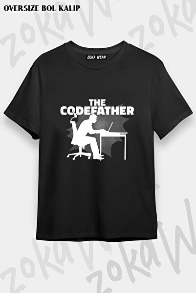 ZOKAWEAR The Codefather Coding Printed T-Shirt