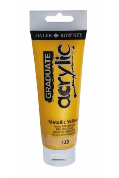 Daler Rowney ΑΚΡΥΛΙΚΟ ΧΡΩΜΑ ΜΕΤΑΛΛΙΚΟ ΚΙΤΡΙΝΟ 723