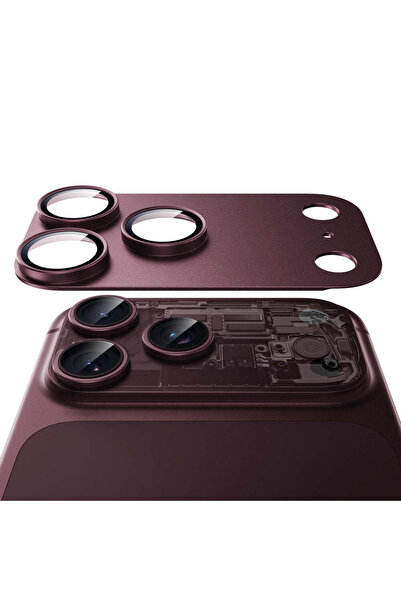 ESR Folie de protecție cameră pentru iPhone 18 Pro, Armorite Pro, Bordo