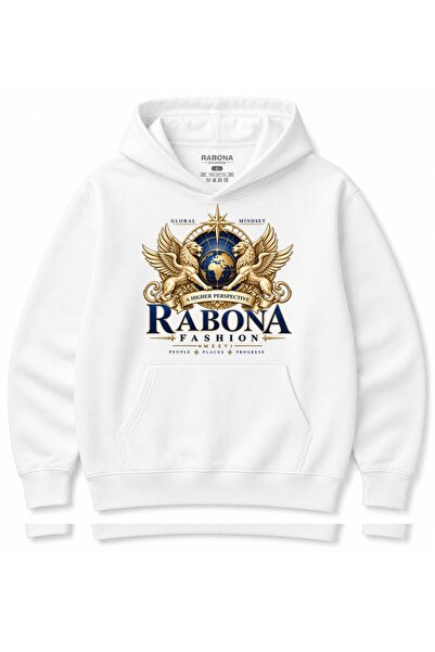 Rabona Fashion Παγκόσμια Συμπαγήσεια: Φούτερ με Κουκούλα με Γραφικό Φτερωτούς...