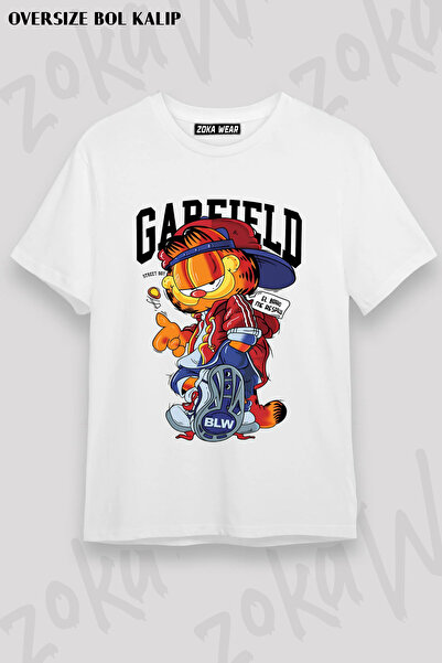 ZOKAWEAR Garfield Printed T-Shirt