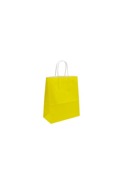 Metron Χάρτινη σακούλα συσκευασίας κραφτ 22x27x11εκ. με στριφτή λαβή 110γρ./τ...