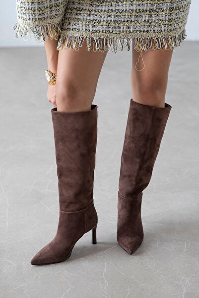 STRASWANS Nadia Women's Suede Boots Brown