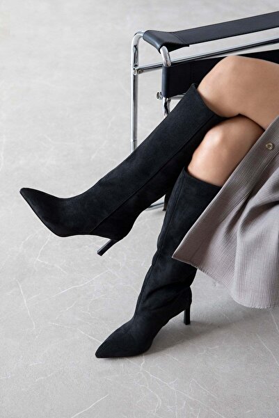 STRASWANS Judd Women's Suede Boots Black
