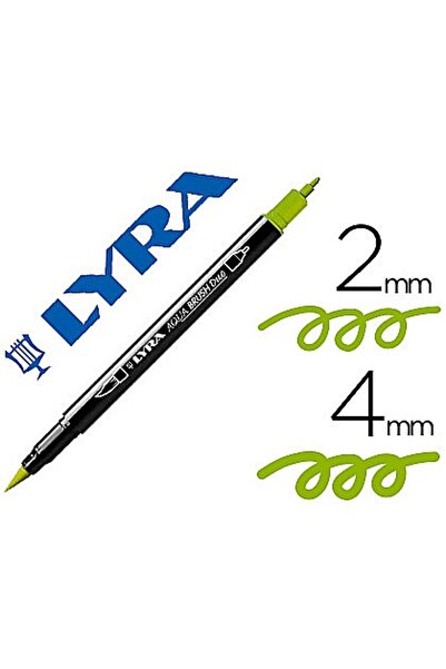 LYRA Ακουα Μπρας Ντούο Κίτρινο Μαρκαδόροι με υφή ξύλου L6520070