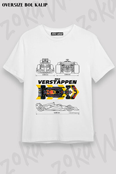 ZOKAWEAR Max Verstappen Formula 1 V3 Printed T-Shirt