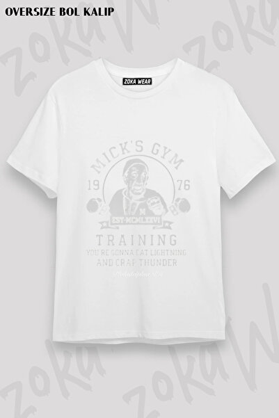 ZOKAWEAR Micks Gym Boxing Training Rocky Balboa Boxing Printed T-Shirt