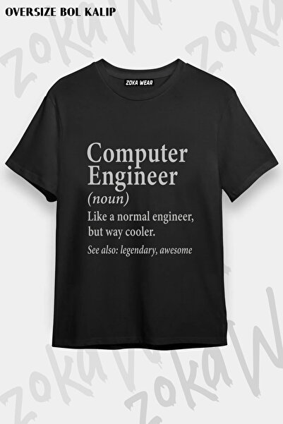 ZOKAWEAR Computer Engineer Gift Computer Engineer Printed T-Shirt