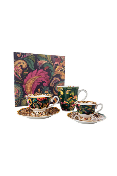 Lucky Art Lioran Bone Personalized Cup & Mug Set