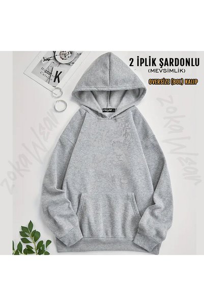 ZOKAWEAR سترة بقلنسوة مطبوعة من Usefulless Dio Brando Jojo