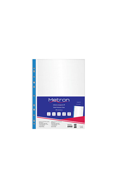 Metron ΕΝΙΣΧΥΜΕΝΟ ΑΝΟΙΧΤΟΦΑΙΡΕΤΟ Α4 ΜΠΛΕ ΖΕΛΑΤΙΝΗ 100 ΤΕΜΑΧΙΑ