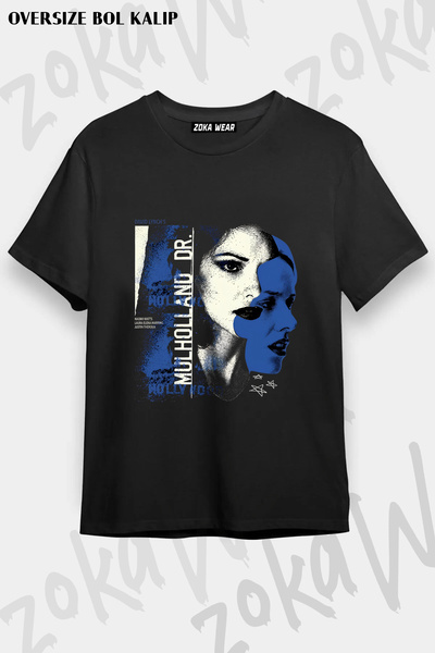 ZOKAWEAR Poster V2 Mulholland Drive David Lynch Printed T-Shirt