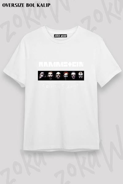 ZOKAWEAR Rammstein Designed Printed T-Shirt