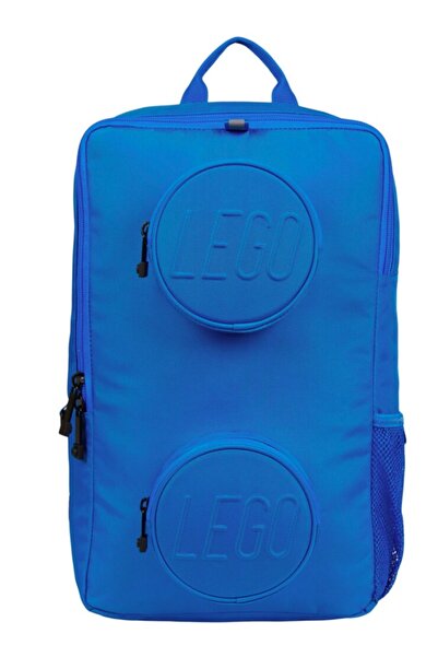 LEGO ®   BRICK 1X2 BACKPACK ΣΚΟΥΡΟ ΕΝΤΟΝΟ ΜΠΛΕ - 20204B-0023