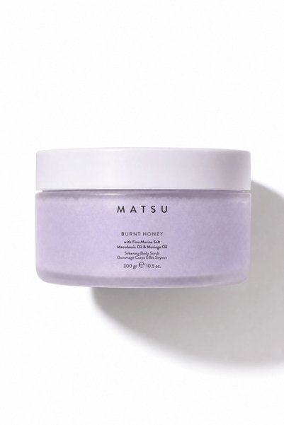 MATSU Burnt Honey Yumuşatıcı Bal & Vanilya Vücut Peelingi 300 gr