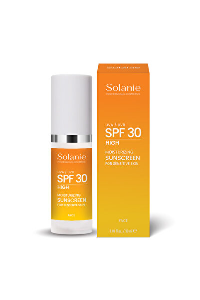 Solanie Moisturizing face cream with sun protection SPF 30 - 30 ml -