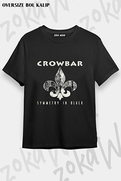 ZOKAWEAR Crowbar - Symmetry in Black Printed T-Shirt