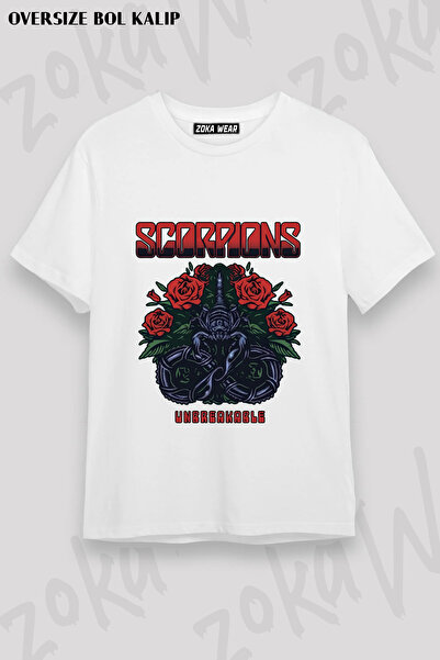 ZOKAWEAR Scorpions Unbreakable Rock Metal Music Band Printed T-Shirt
