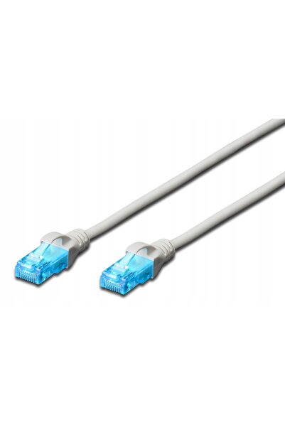 Digitus Cablu patch DK-1512-150 15m Cat.5e U/UTP PVC Gri RJ45