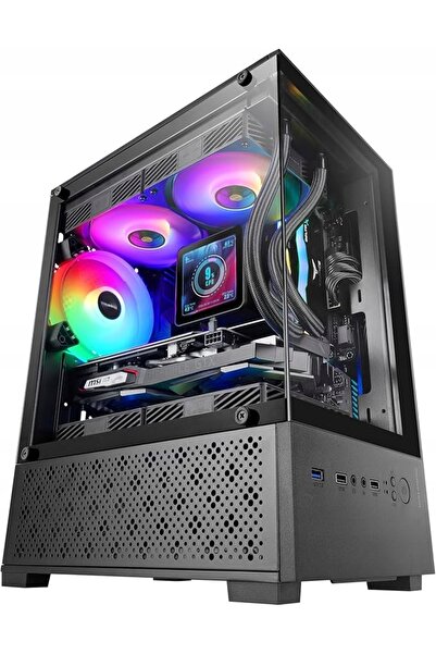 TACENS Carcasă PC Mars Gaming MC-SE2 Mini Tower Negru
