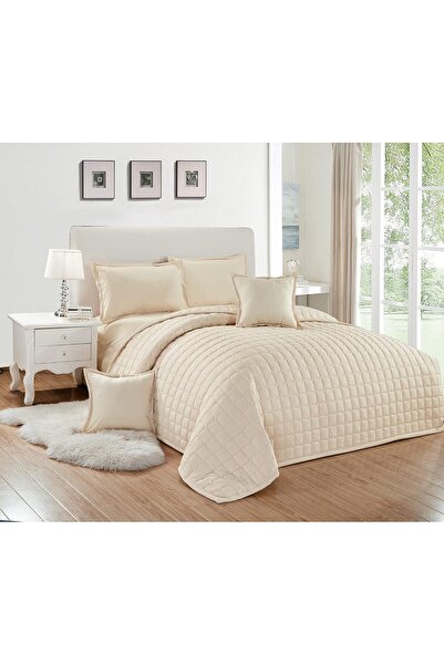 Generic Compressed Two-Sided Comforter 4 Piece Set, Single Size, Off White