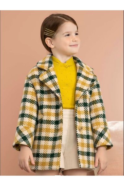 Abel & Lula 5869 Abel&Lula Checkered Coat