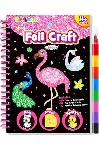 GENERAL طقم فن الفويل من FUNNYB&G - أعمال فنية بالفويل للأطفال، ألعاب للفتيات...