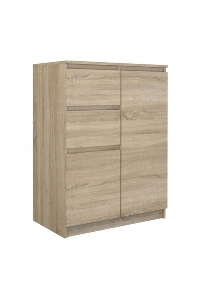 Topeshop TOP E SHOP 2D2S SONOMA Comodă cu sertare pentru living