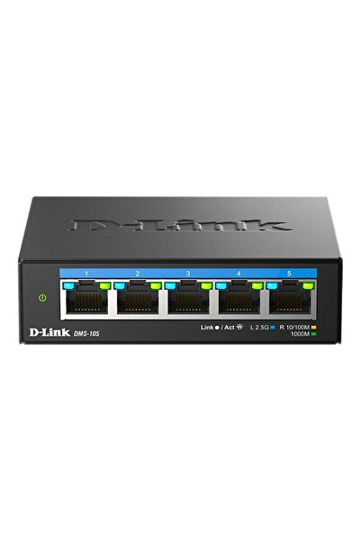 D-Link DMS-105 Switch Ethernet Multigigabit 5x2.5GE 100% Nou