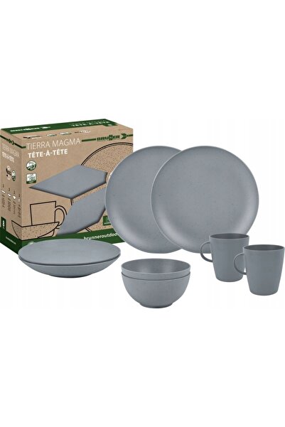 Brunner Set de cină PLA Tierra Magma tête-à-tête -