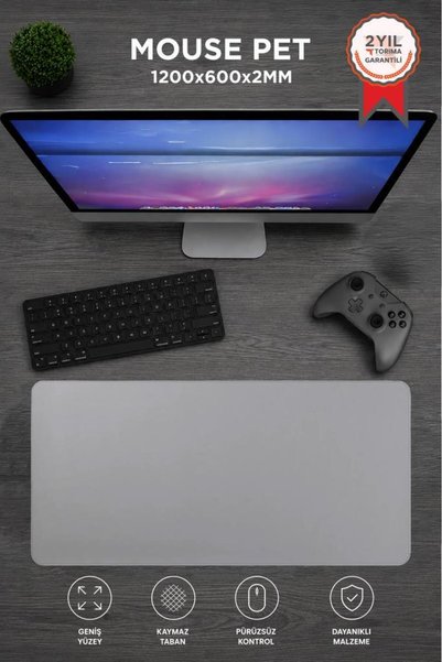 LENOVO Podloga za tastaturu i miš za igranje, neklizajuća osnova, velika podl...